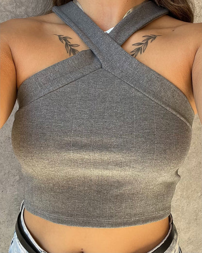 Cropped Grey