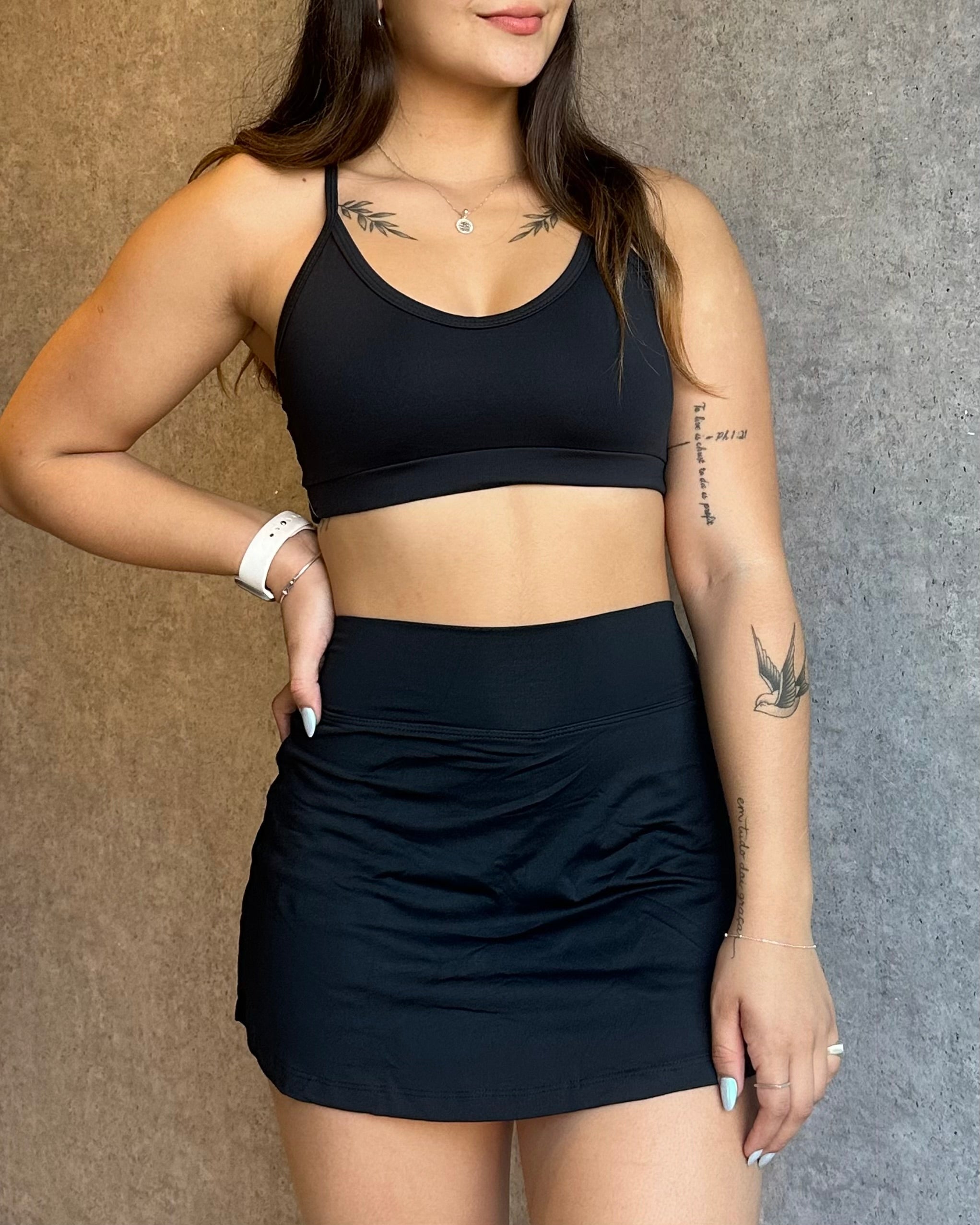 Top Carol Black Fit