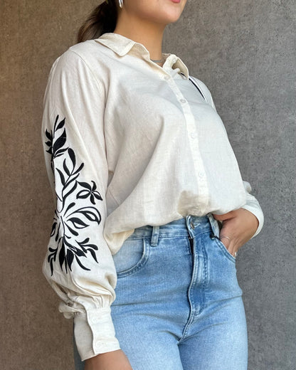 Camisa Linho Boho