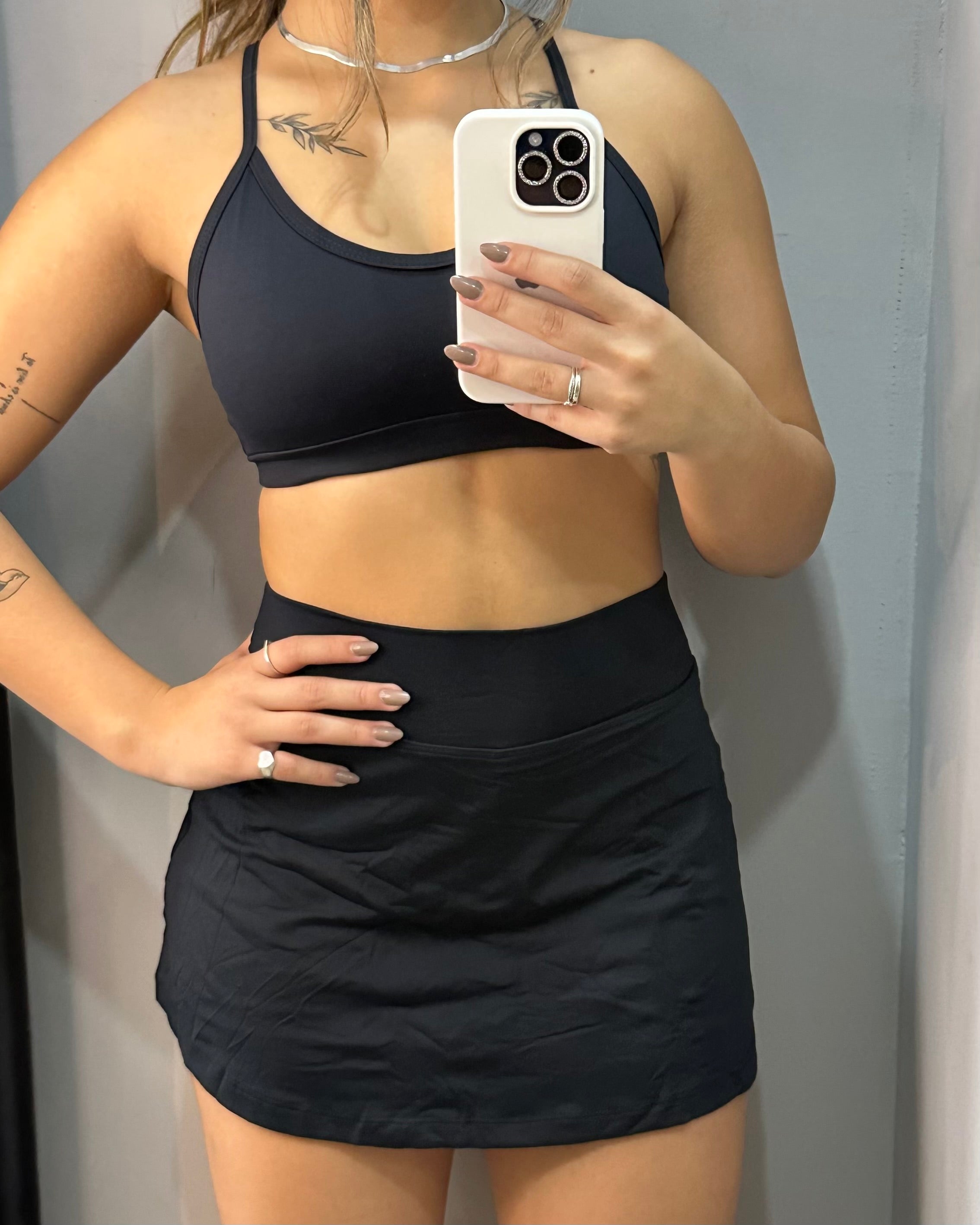 Top Carol Black Fit