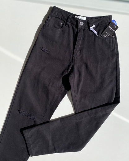 Calça Jeans Mom Black