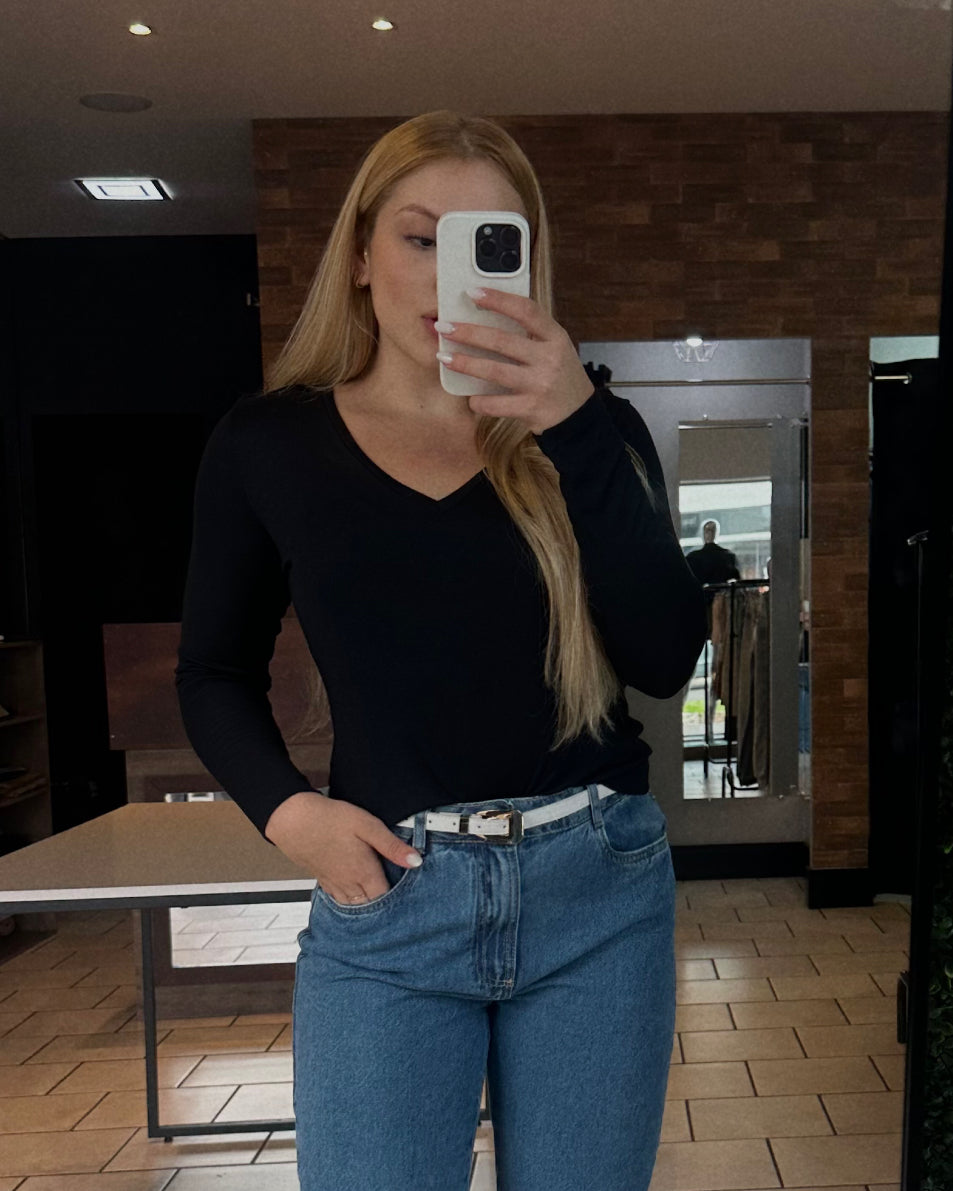 Blusa manga longa Visco